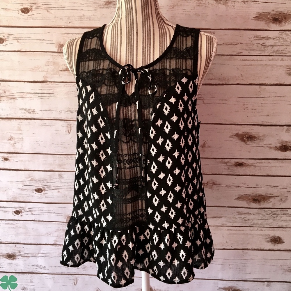 NWT Lily Rose Sleeveless Top Size Large - Picture 9 of 10
